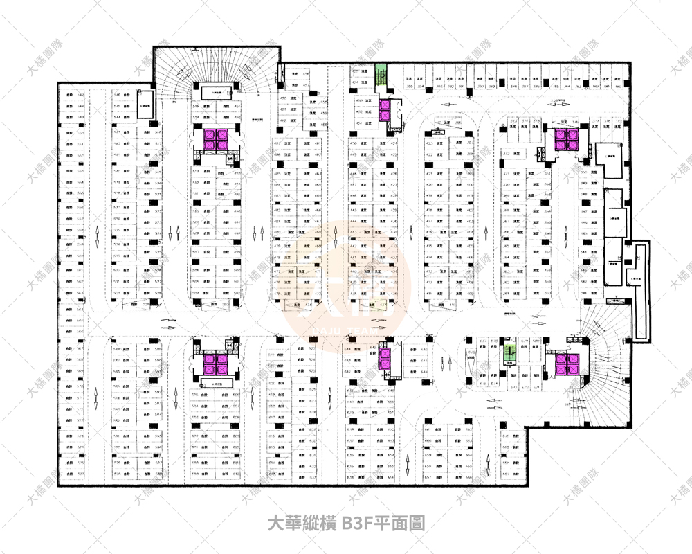 大華縱橫-停車場配置B3F