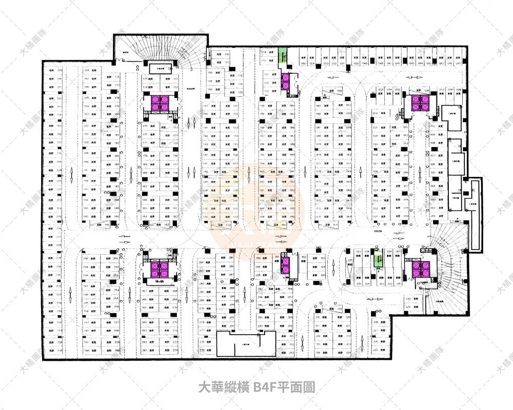 大華縱橫-停車場配置B4F