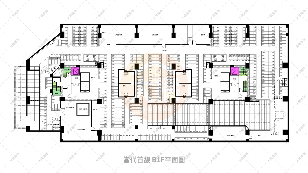 當代首馥-停車場配置B1F