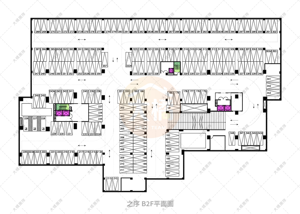 富華創新之序-停車場配置B2F