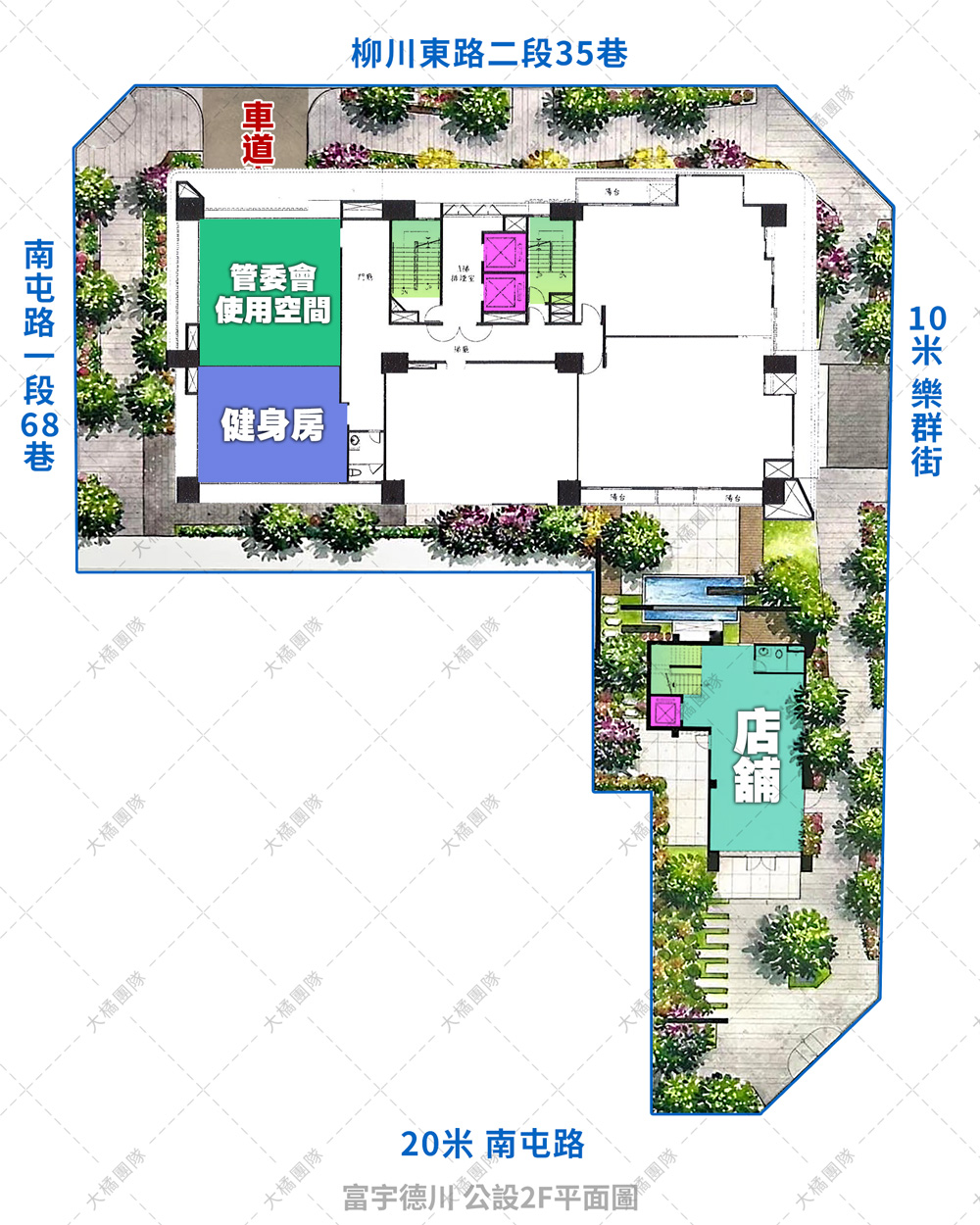 富宇德川-公設平面圖2F