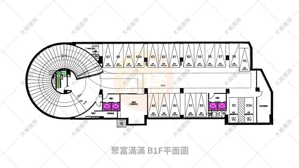 聚富滿滿-停車場配置B1F