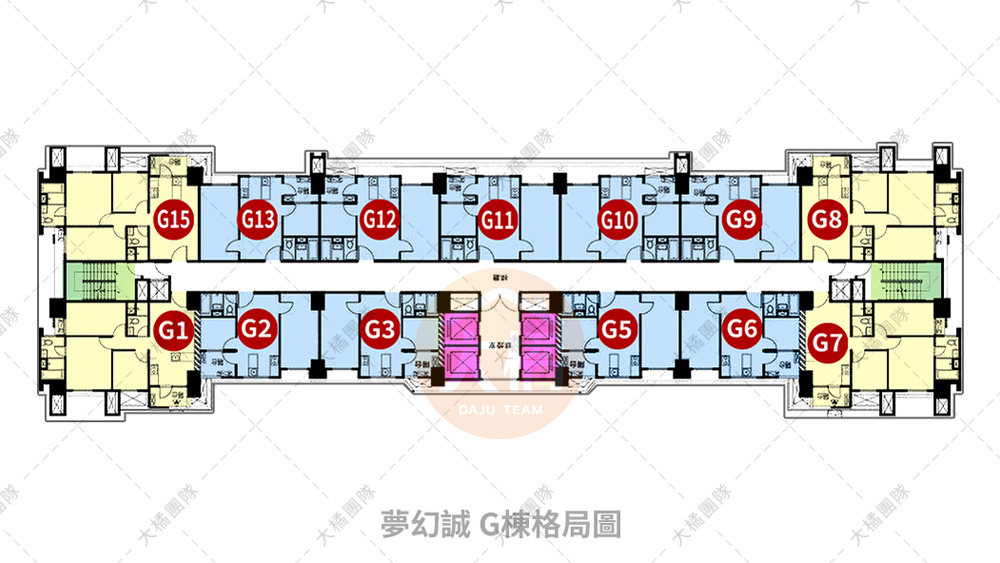 夢幻誠-格局平面圖G棟