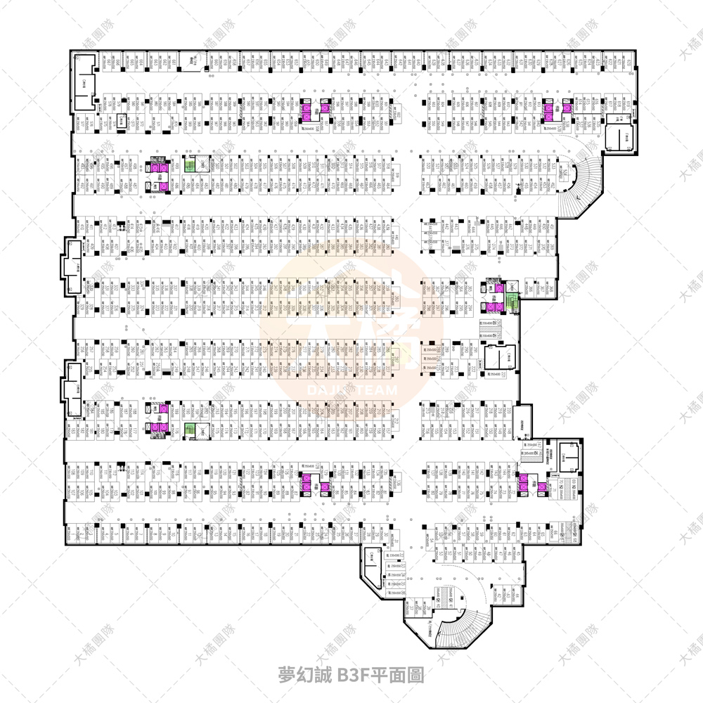 夢幻誠-停車場配置B3F