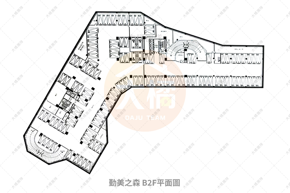 勤美之森-B2F停車場配置