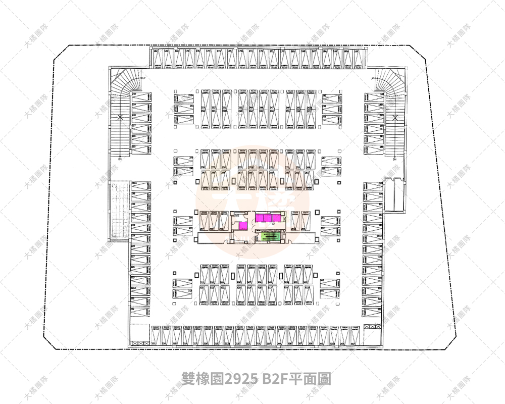 雙橡園2925-停車場配置B2F