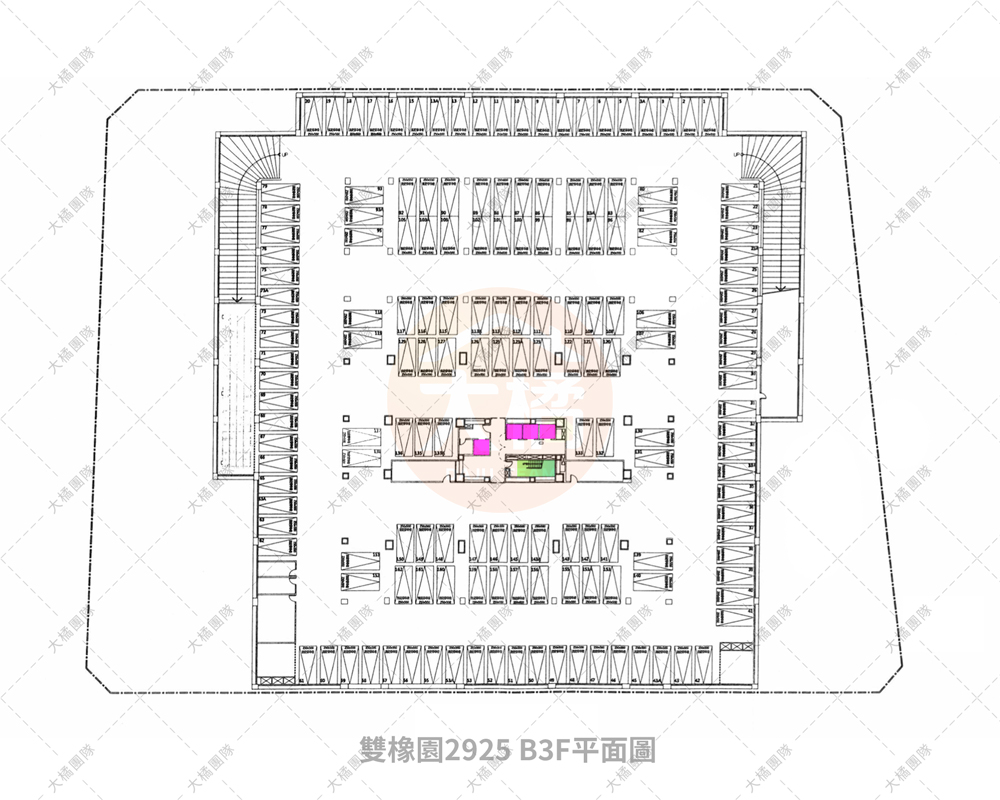 雙橡園2925-停車場配置B3F