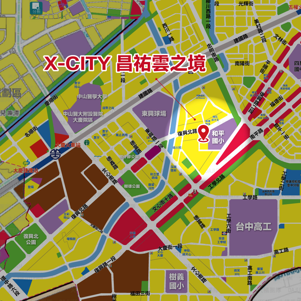 x-city昌祐雲之境-基地位置