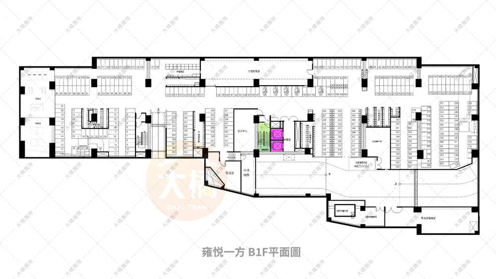 雍悦一方-停車場配置B1F