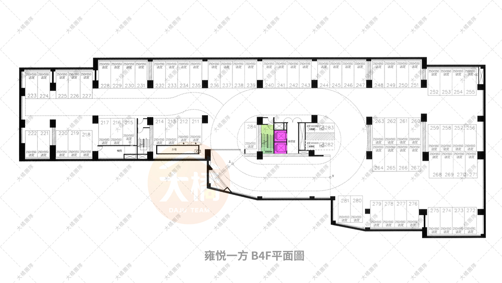 雍悅一方-停車場配置B4F