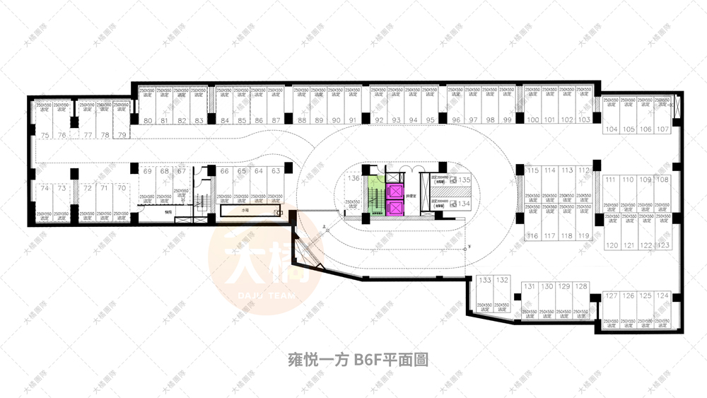 雍悅一方-停車場配置B6F