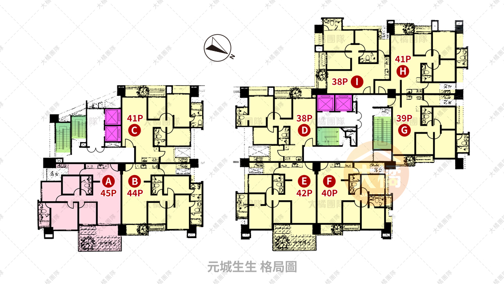 元城生生-1F基地社區平面圖