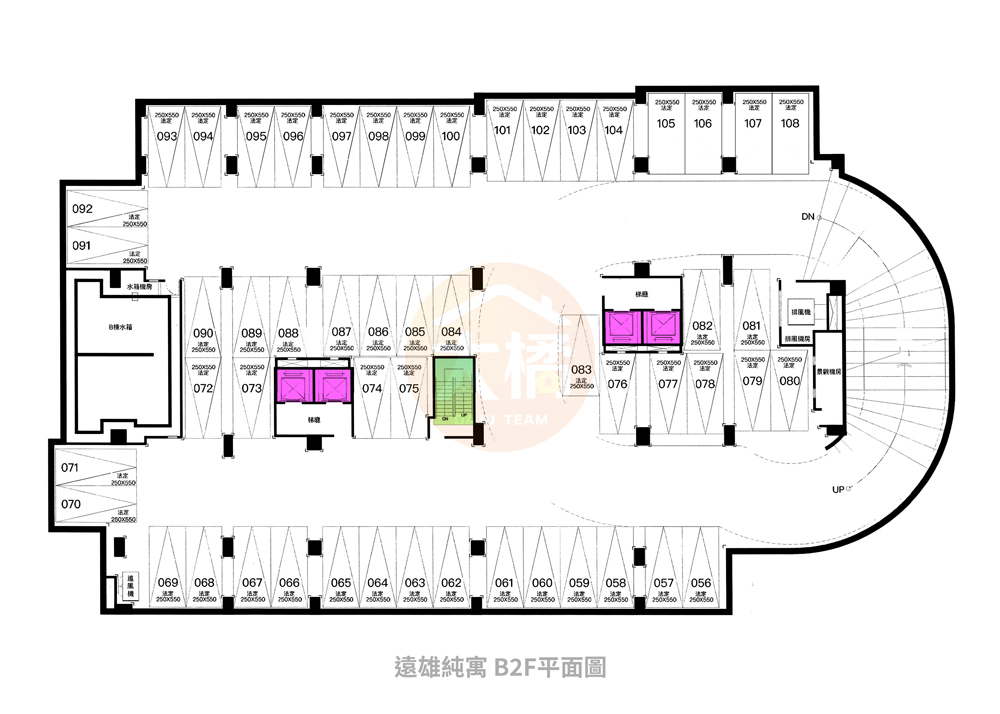 遠雄純寓-停車場配置B2F