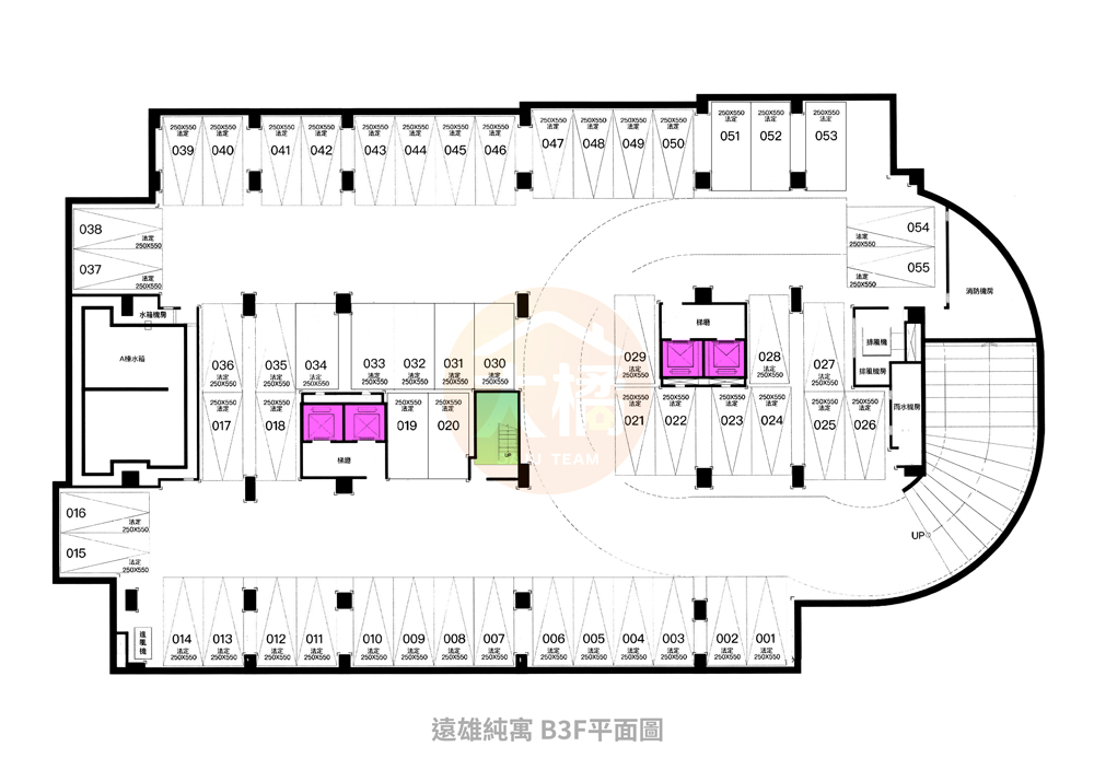 遠雄純寓-停車場配置B3F