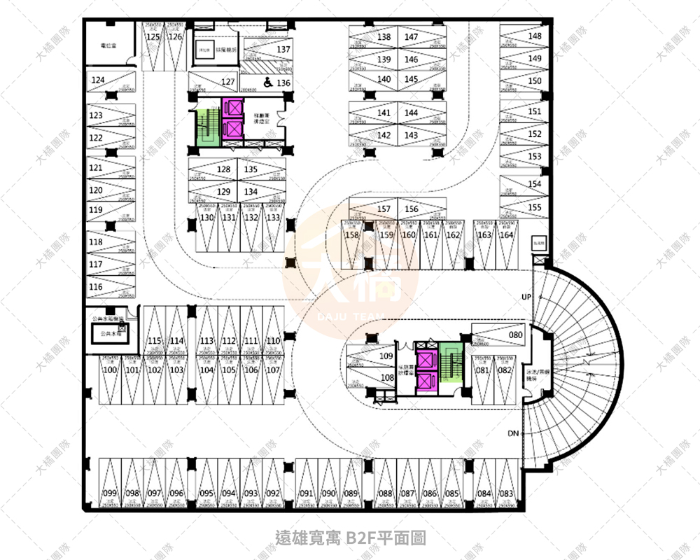 遠雄寬寓-停車場配置B2F